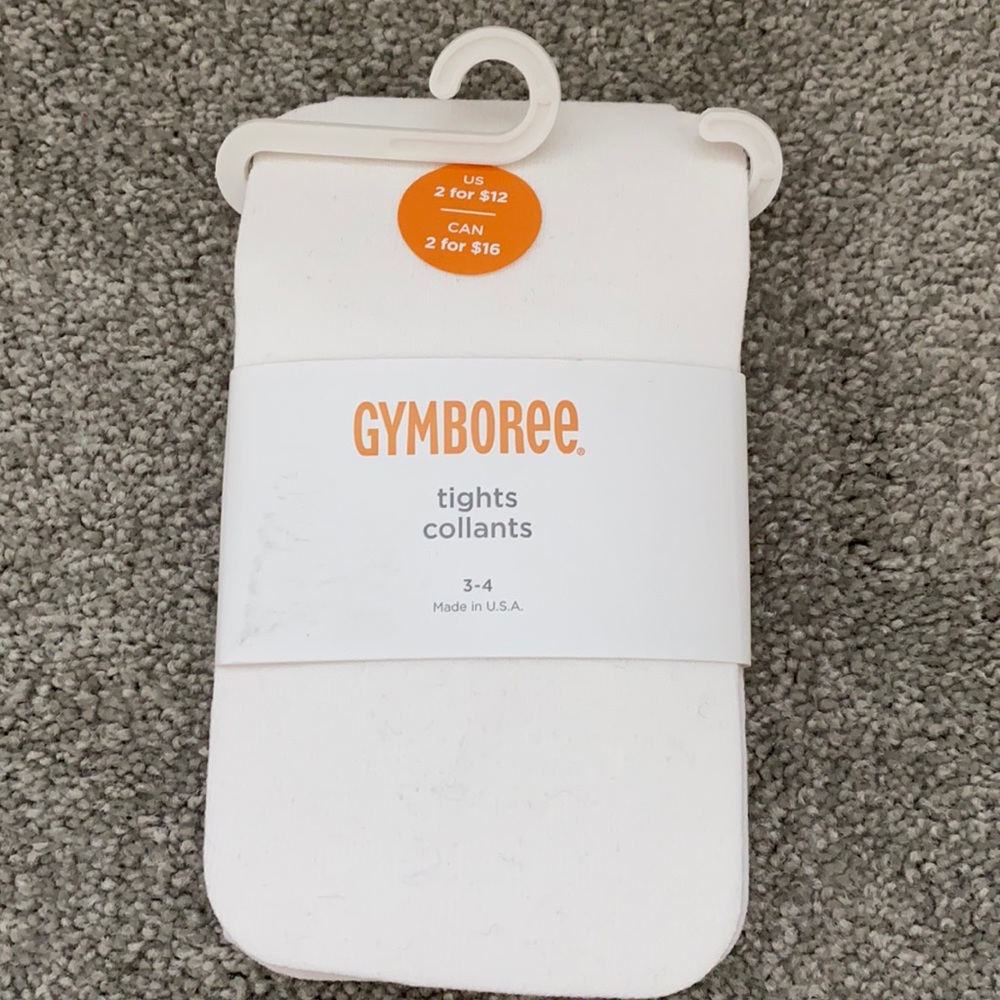 Gymboree tights size 3-5 new in package